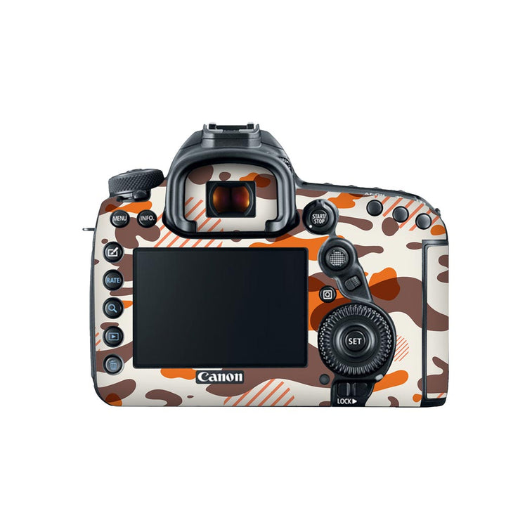 Orange Modern Camo - Canon Camera Skins