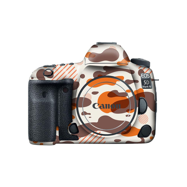 Orange Modern Camo - Canon Camera Skins