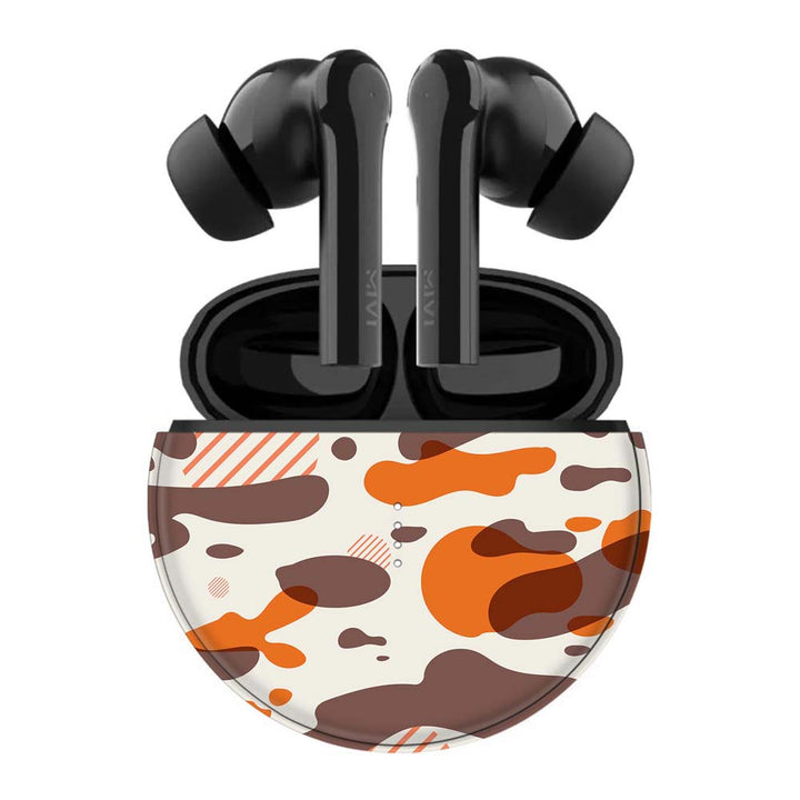 Orange Modern Camo - Mivi DuoPods F60 Skins