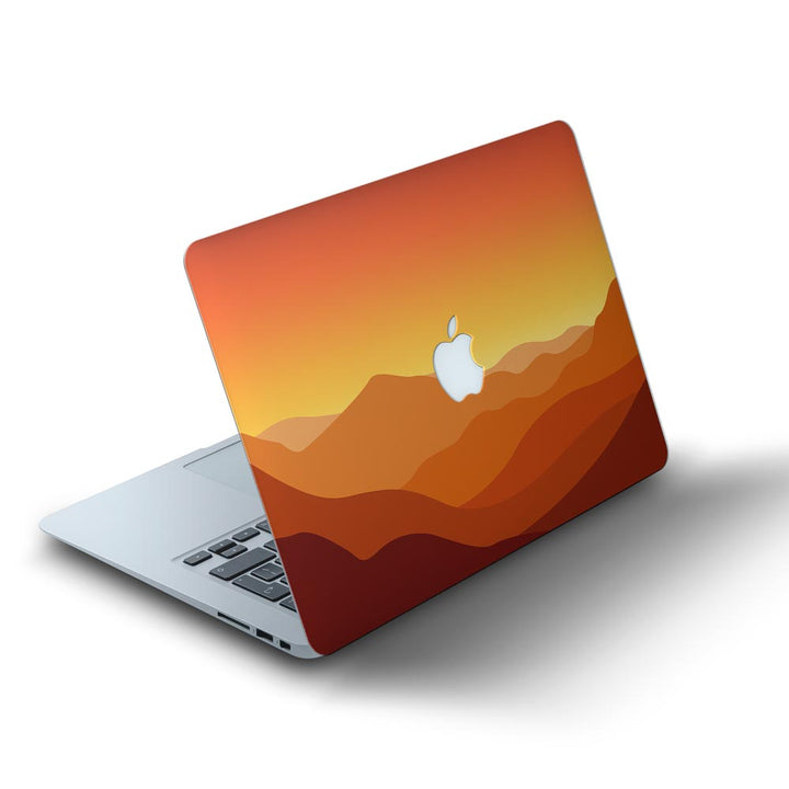 Orange Mountains - MacBook Skins