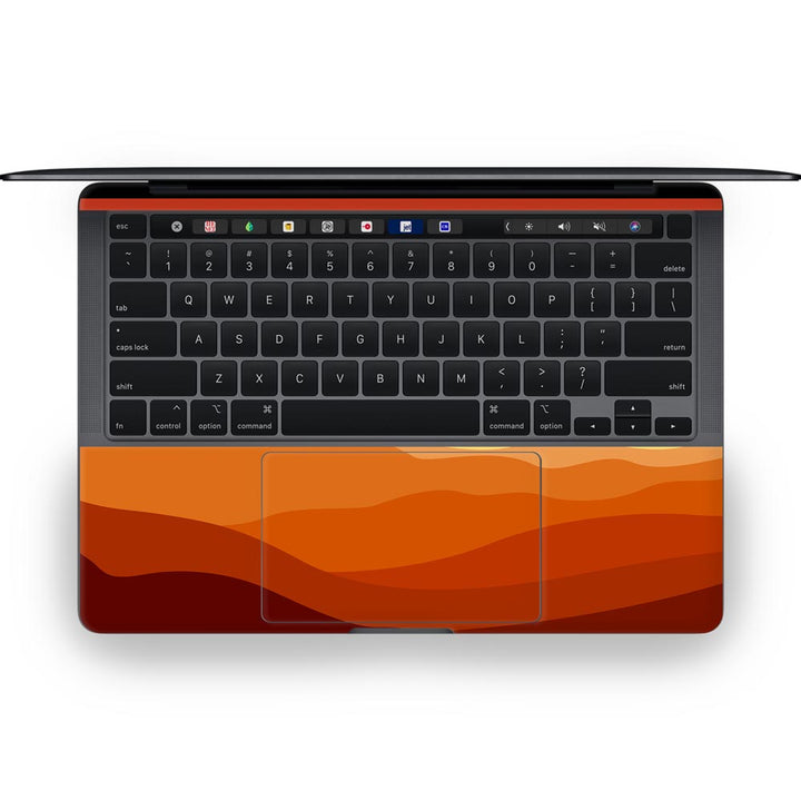 Orange Mountains - MacBook Skins