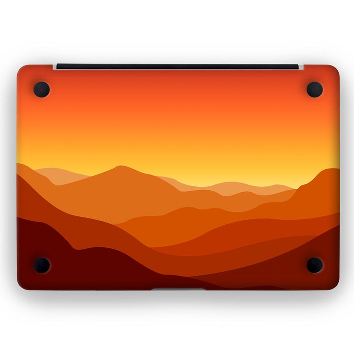 Orange Mountains - MacBook Skins