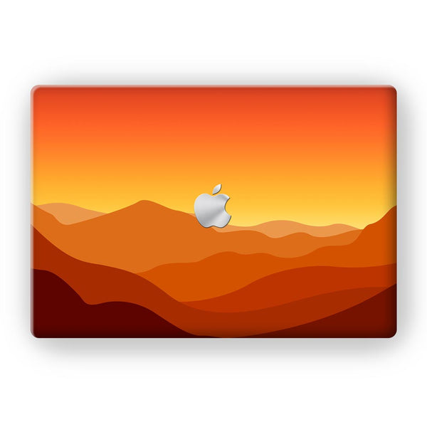 Orange Mountains - MacBook Skins