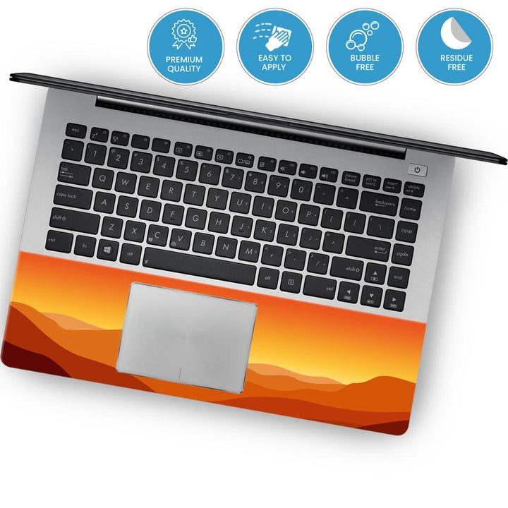 Orange Mountains - Laptop Skins