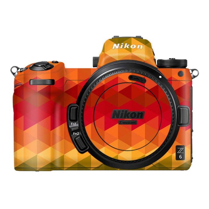 Orange Noisy Mosaic - Nikon Camera Skins