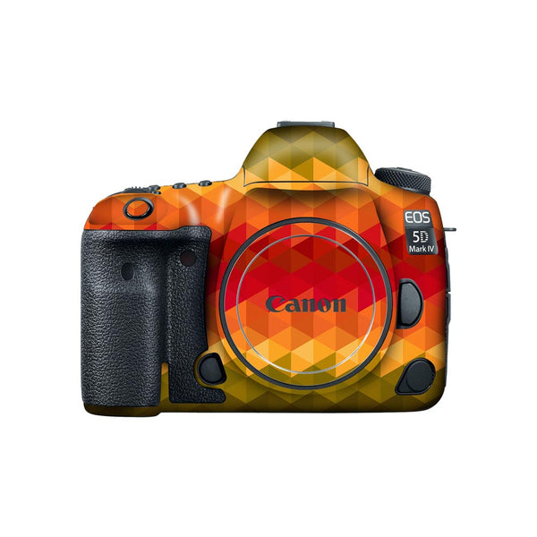 Orange Noisy Mosaic - Canon Camera Skins