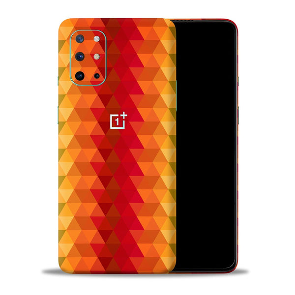 Orange Noisy Mosaic - Mobile Skin