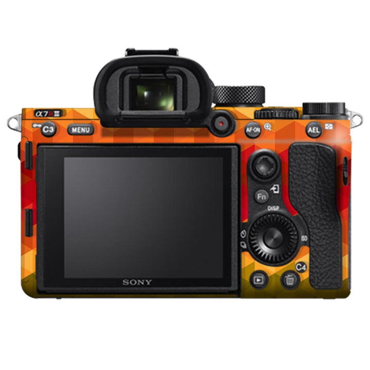 Orange Noisy Mosaic -  Sony Camera Skins