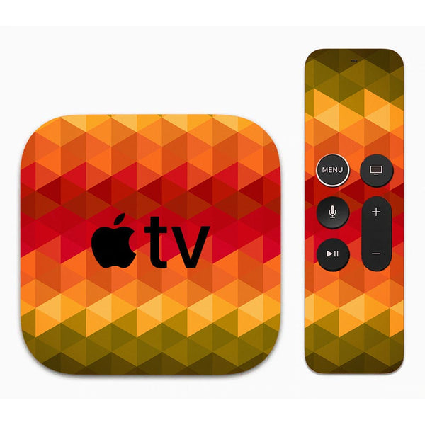 Orange Noisy Mosaic - Apple TV Skin