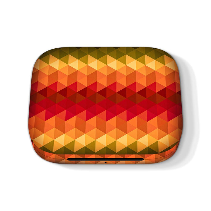 Orange Noisy Mosaic - Oneplus Buds Pro Skin