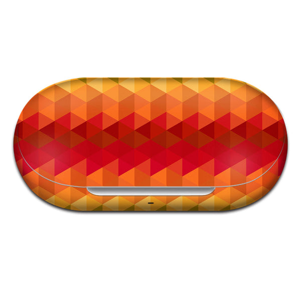 Orange Noisy Mosaic - Oneplus Buds Z2 Skin
