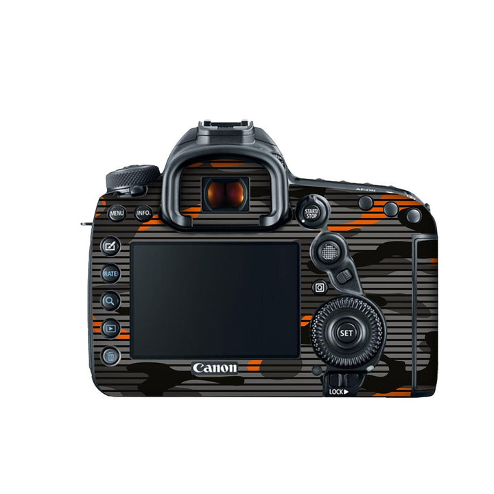 Orange Stripes Camo - Canon Camera Skins