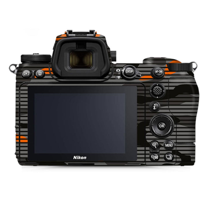 Orange Stripes Camo - Nikon Camera Skins By Sleeky India