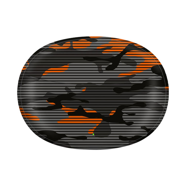 Orange Stripes Camo - Realme Buds Air 3 Neo Skin