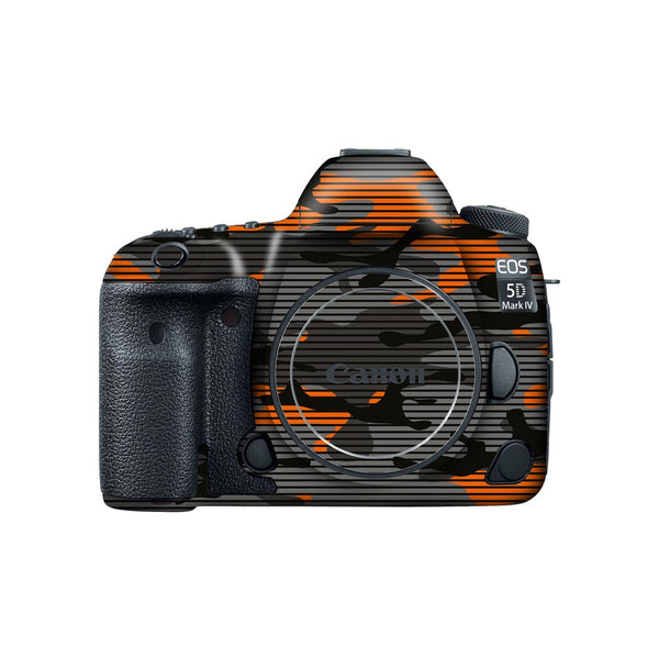 Orange Stripes Camo - Canon Camera Skins