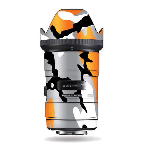 Orange camo - Sigma Lens Skin