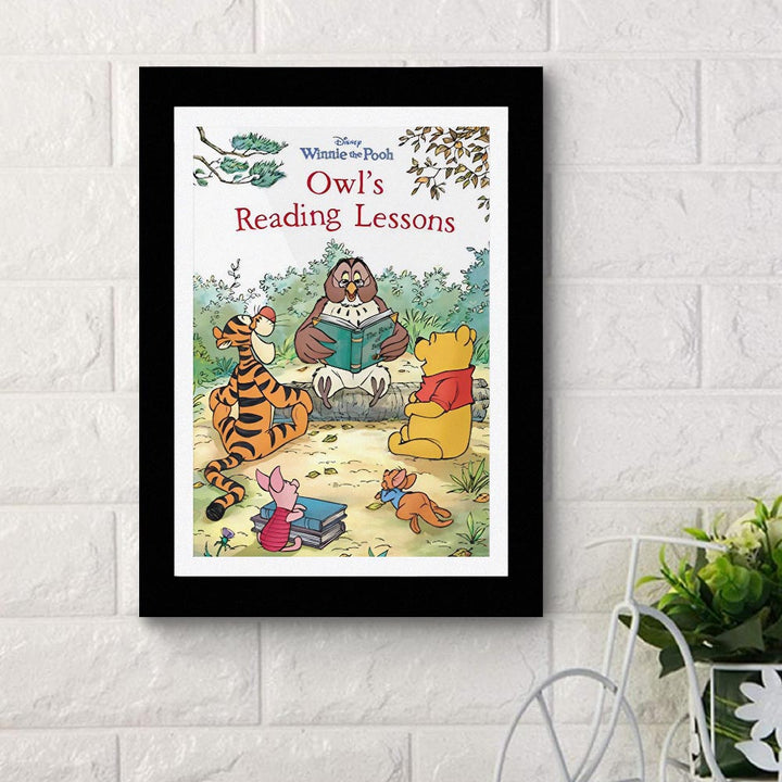 Owl's Reading Lessons - Framed Poster