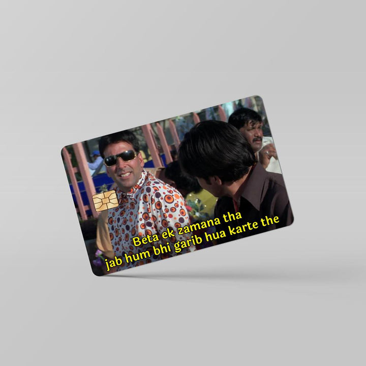 paisa-meme-05-card By Sleeky India. Debit Card skins, Credit Card skins, Card skins in India, Atm card skins, Bank Card skins, Skins for debit card, Skins for debit Card, Personalized card skins, Customised credit card, Customised dedit card, Custom card skins
