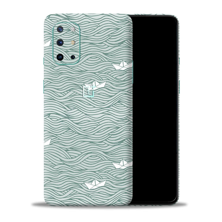 Paper Boat Pattern - Mobile Skin