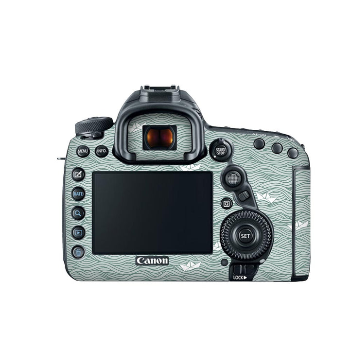 Paper Boat Pattern - Canon Camera Skins