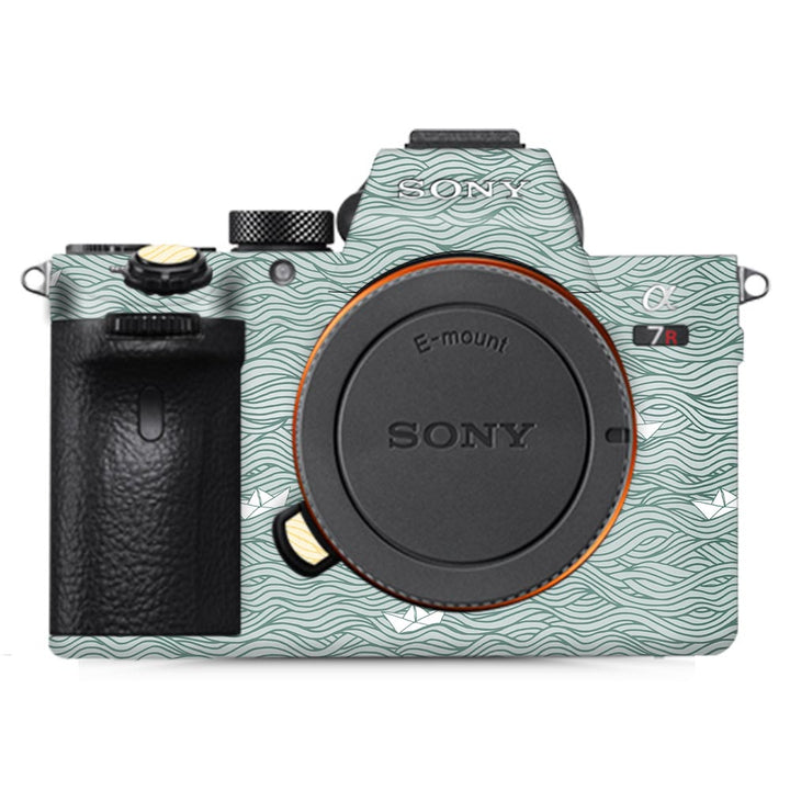 Paper Boat Pattern -  Sony Camera Skins