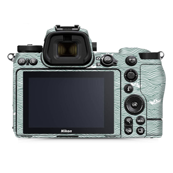 Paper Boat Pattern - Nikon Camera Skins