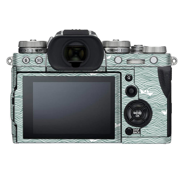 Paper Boat Pattern - FujiFilm Camera Skin