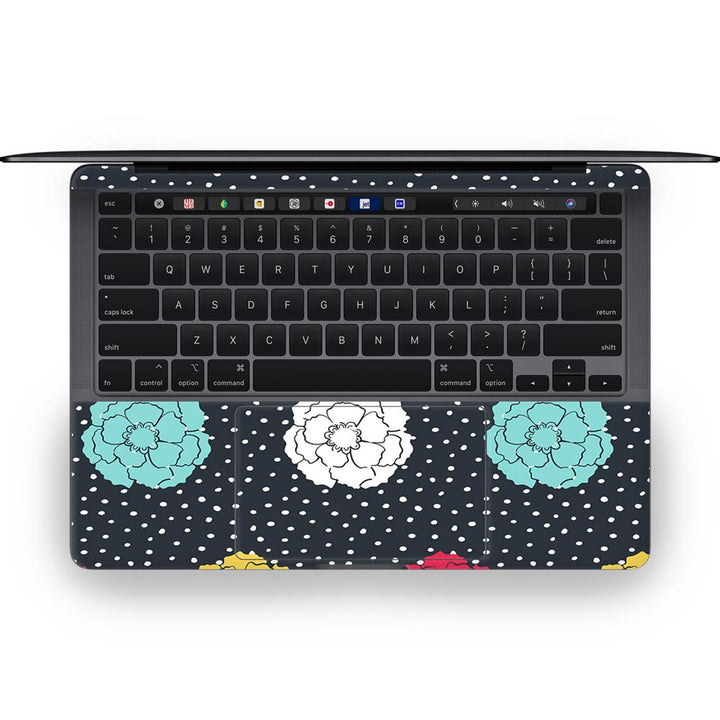 Peony Colorful - MacBook Skins