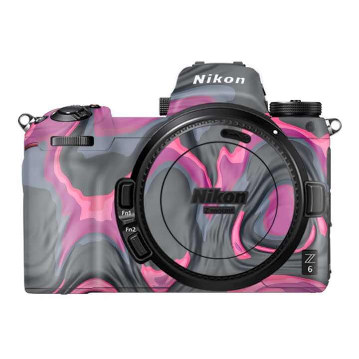 Pink Liquid Marble - Nikon Camera Skins