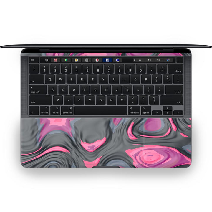 Pink Liquid Marble - MacBook Skins