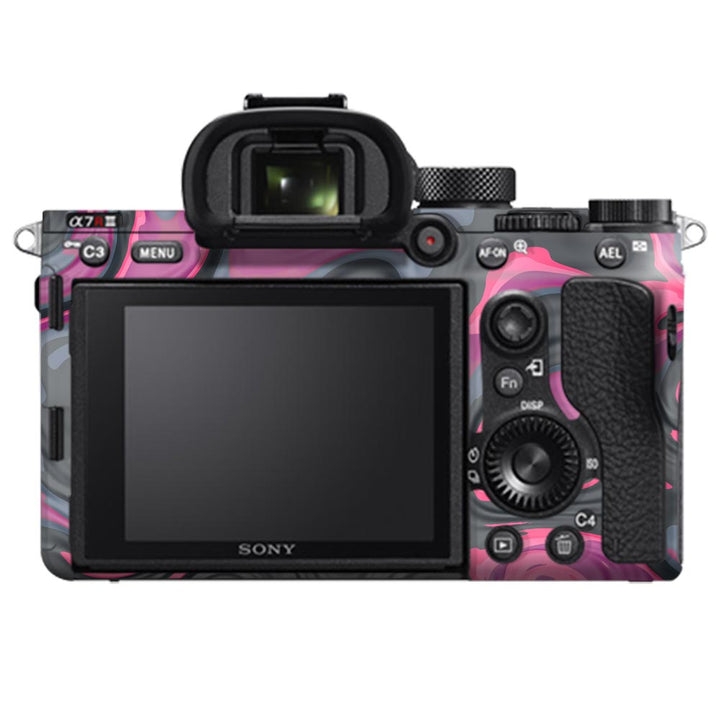 Pink Liquid Marble - Sony Camera Skins