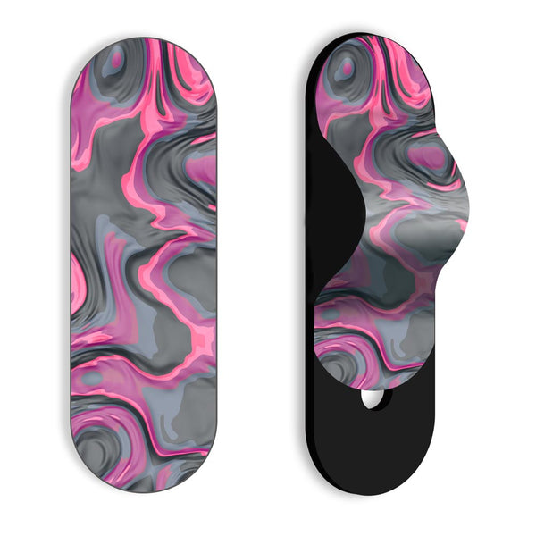 Pink Liquid Marble -  Slider Mobile Grip