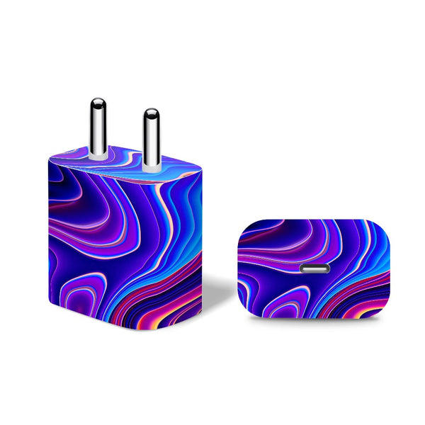 Pink Liquid Marble - Apple 20W Charger Skin
