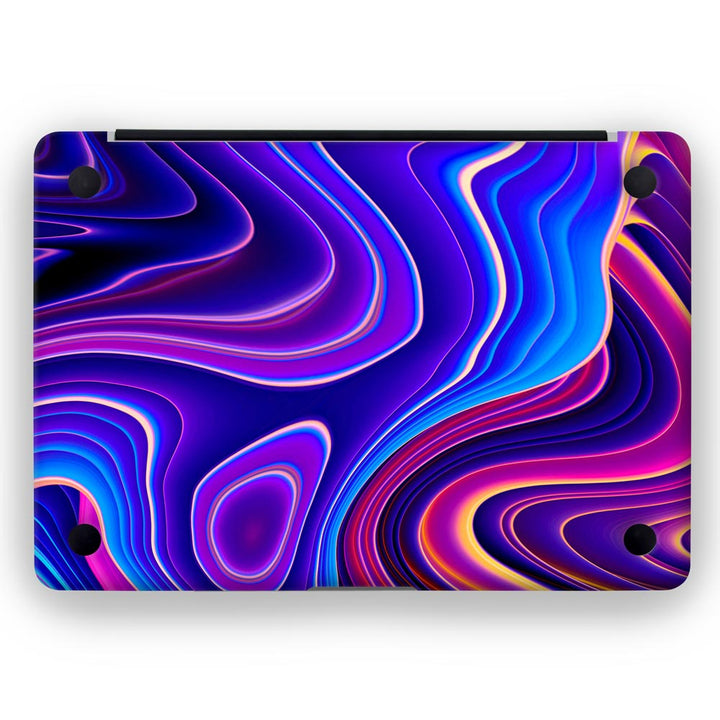 Pink Wave Marble - MacBook Skins