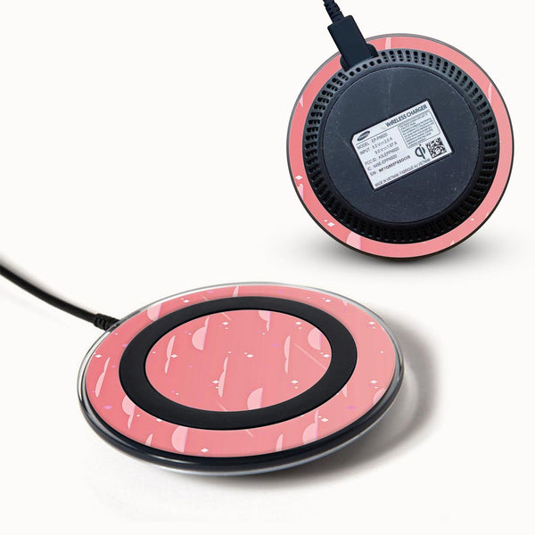 Pink Storm -  Samsung Wireless Charger 2015 skins by sleeky india