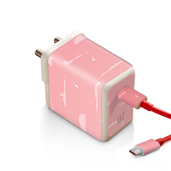Pink Storm - Oneplus Warp 65W Charger skin by Sleeky India