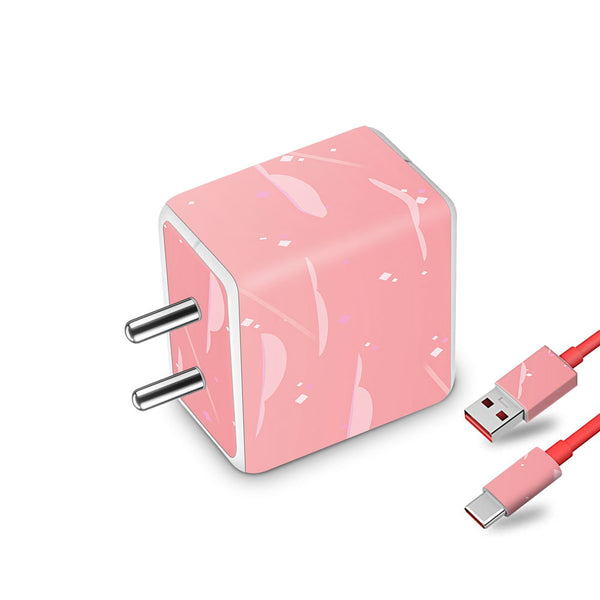 Pink Storm - Oneplus Dash 20W Charger Skin by Sleeky India