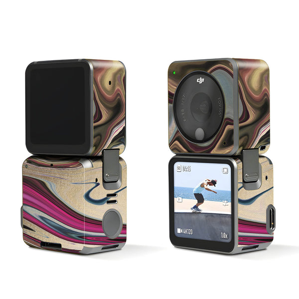 Pink Gold Marble Dji Action 2 