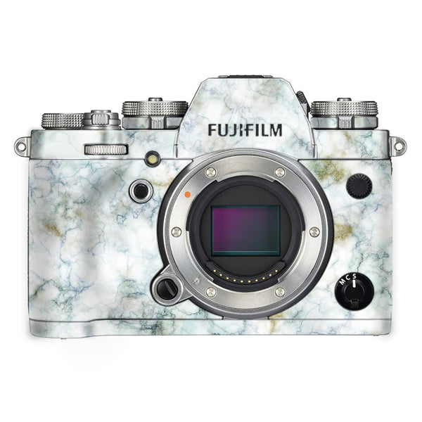 Plush Grey Marble - FujiFilm Camera Skin