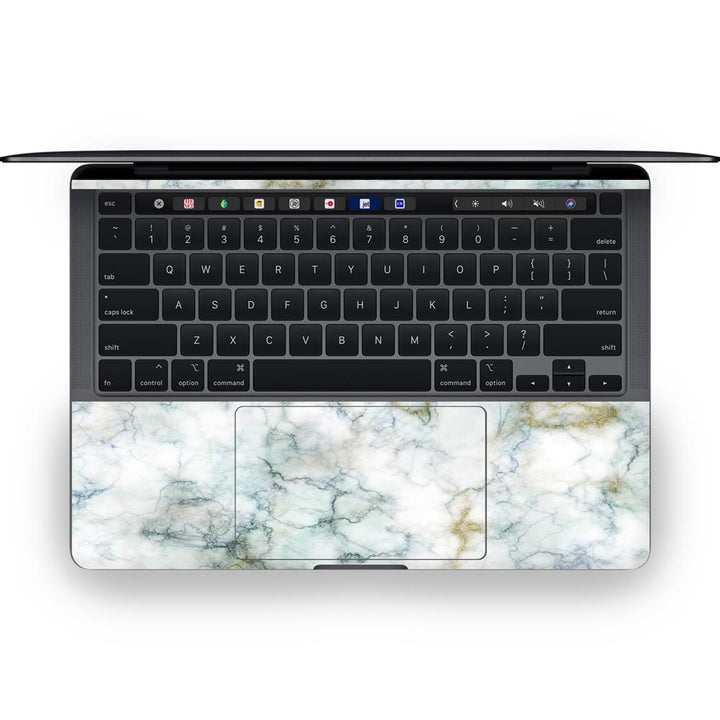 Plush Grey Marble - MacBook Skins