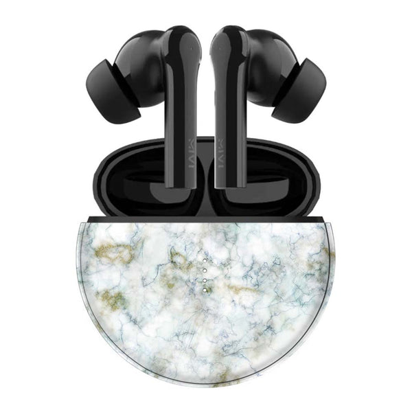Plush Grey Marble - Mivi DuoPods F60 Skins