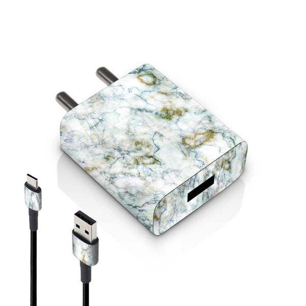 Plush Grey Marble - MI 10W & 18W Charger Skin