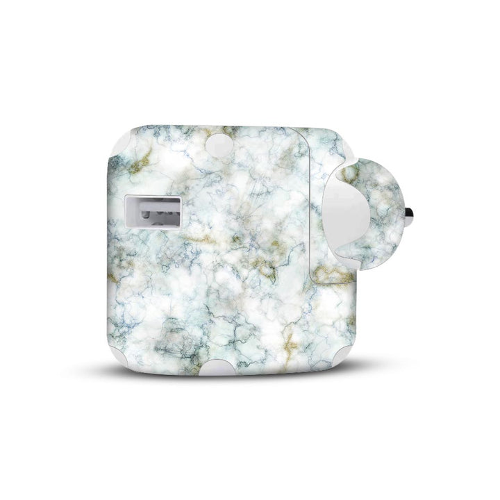 Plush Grey Marble - Apple 2019 10W Charger skin