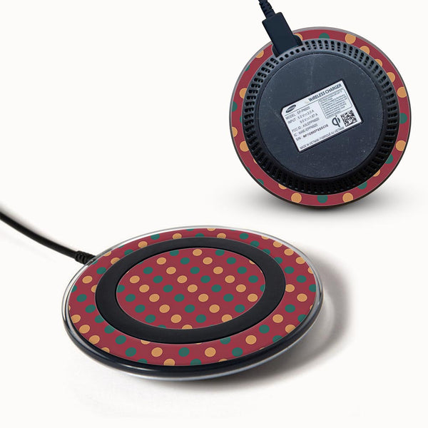 Polka Dots -  Samsung Wireless Charger 2015 skins by sleeky india
