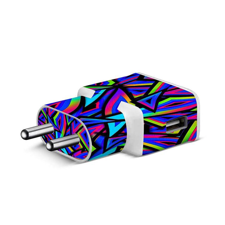 prisms skin for Samsung S8 Charger by sleeky india 