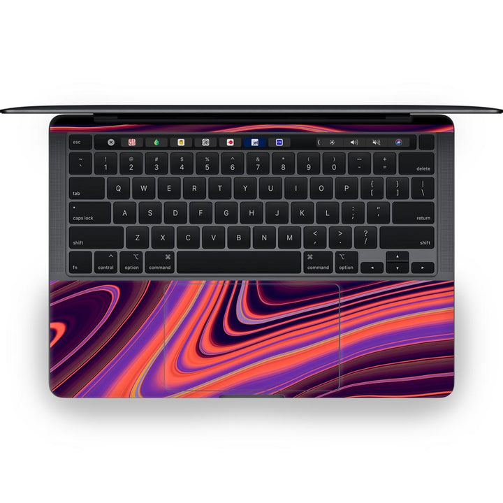 Purple Liquid Marble - MacBook Skins