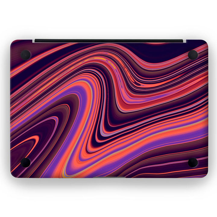 Purple Liquid Marble - MacBook Skins