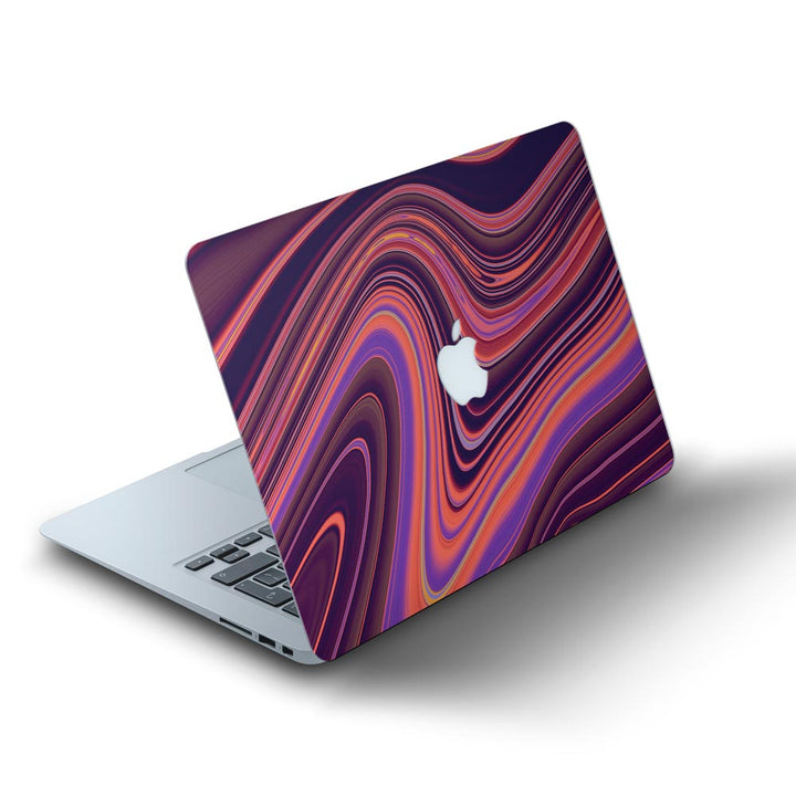 Purple Liquid Marble - MacBook Skins