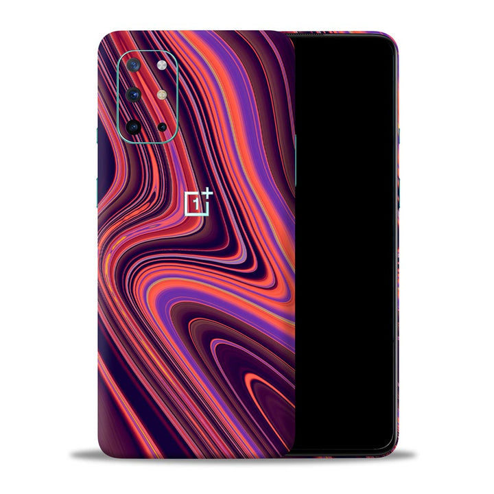 Purple Liquid Marble - Mobile Skin