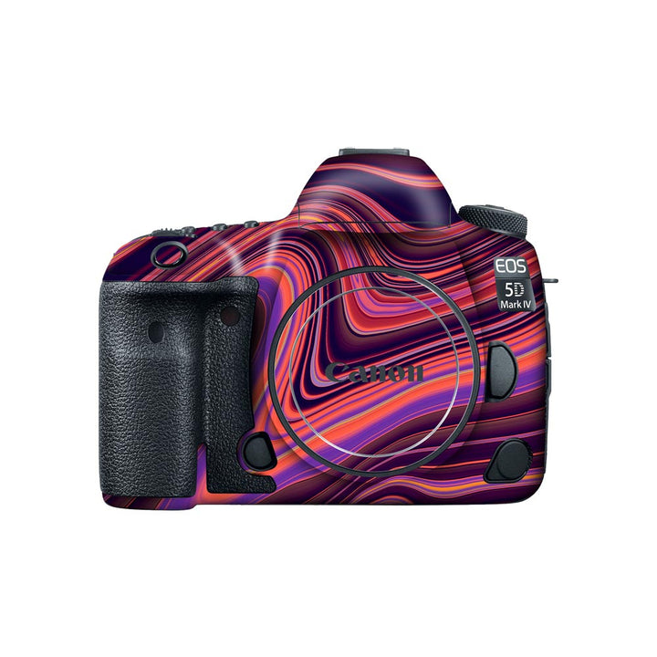 Purple Liquid Marble - Canon Camera Skins